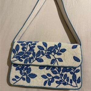 NWOT Beaded Shoulder Bag